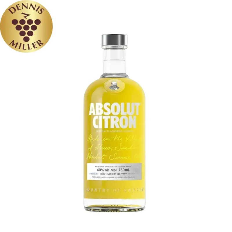 Absolut Citron Vodka — 750 mL