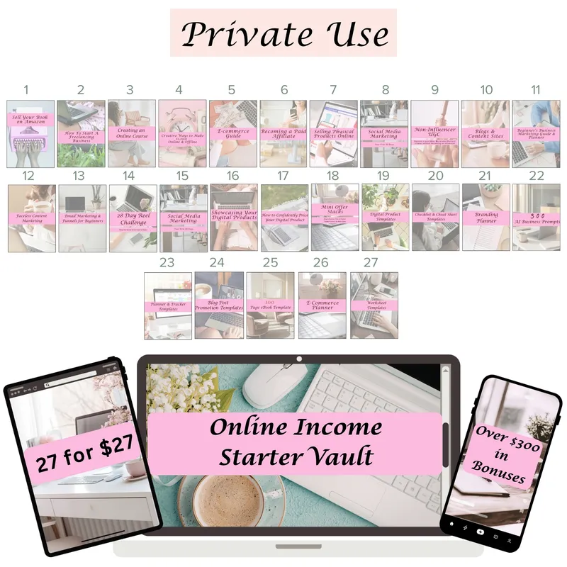 Online Income Starter Vault