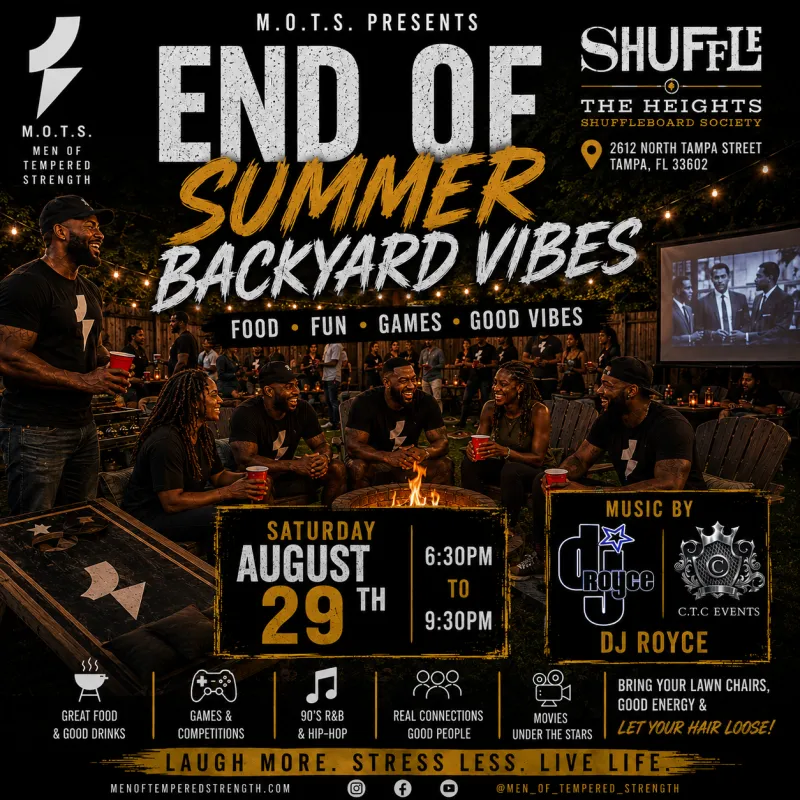 M.O.T.S End of Summer Backyard Vibes 8/29