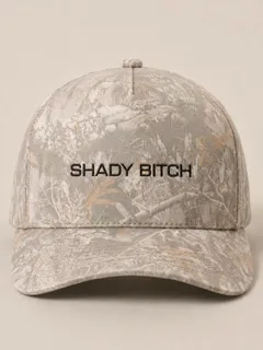 SHADY BITCH Camo Hat
