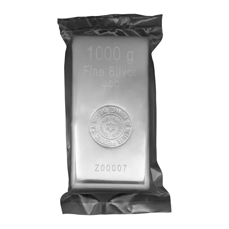 Lingote de plata SEMPSA 1 kg | 999 | LBMA