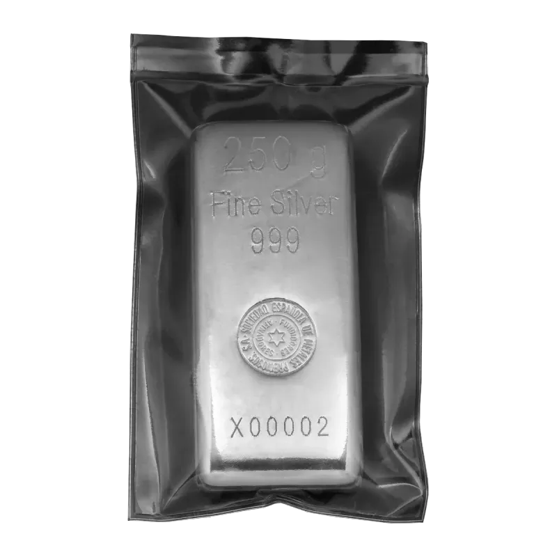 Lingote de plata SEMPSA 250 g | 999 | LBMA