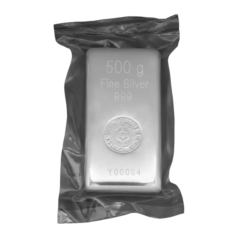 Lingote de plata SEMPSA 500 g | 999 | LBMA