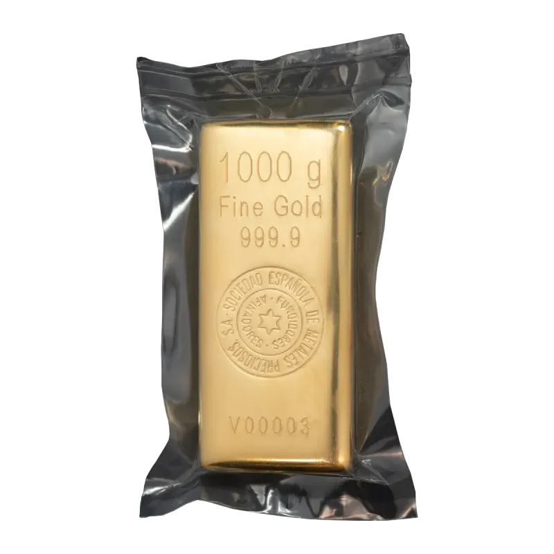 Lingote de oro SEMPSA 1 kg | 999,9 | LBMA
