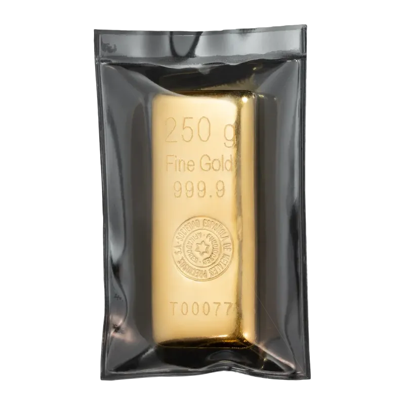 Lingote de oro SEMPSA 250 g | 999,9 | LBMA