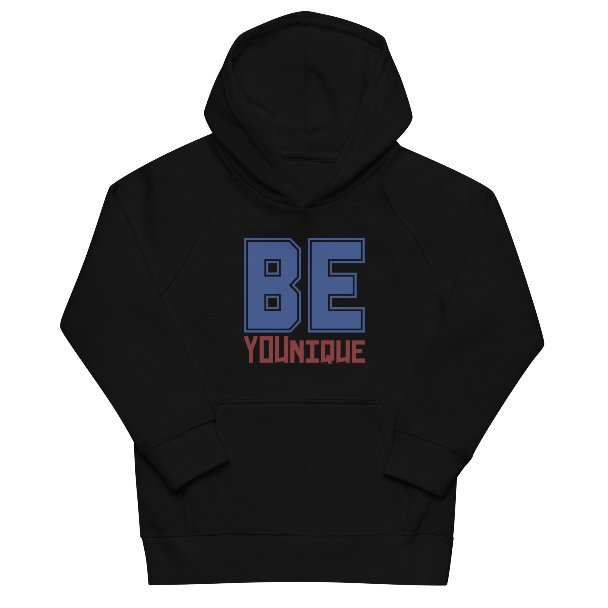 "BE YOUnique" Kids eco hoodie