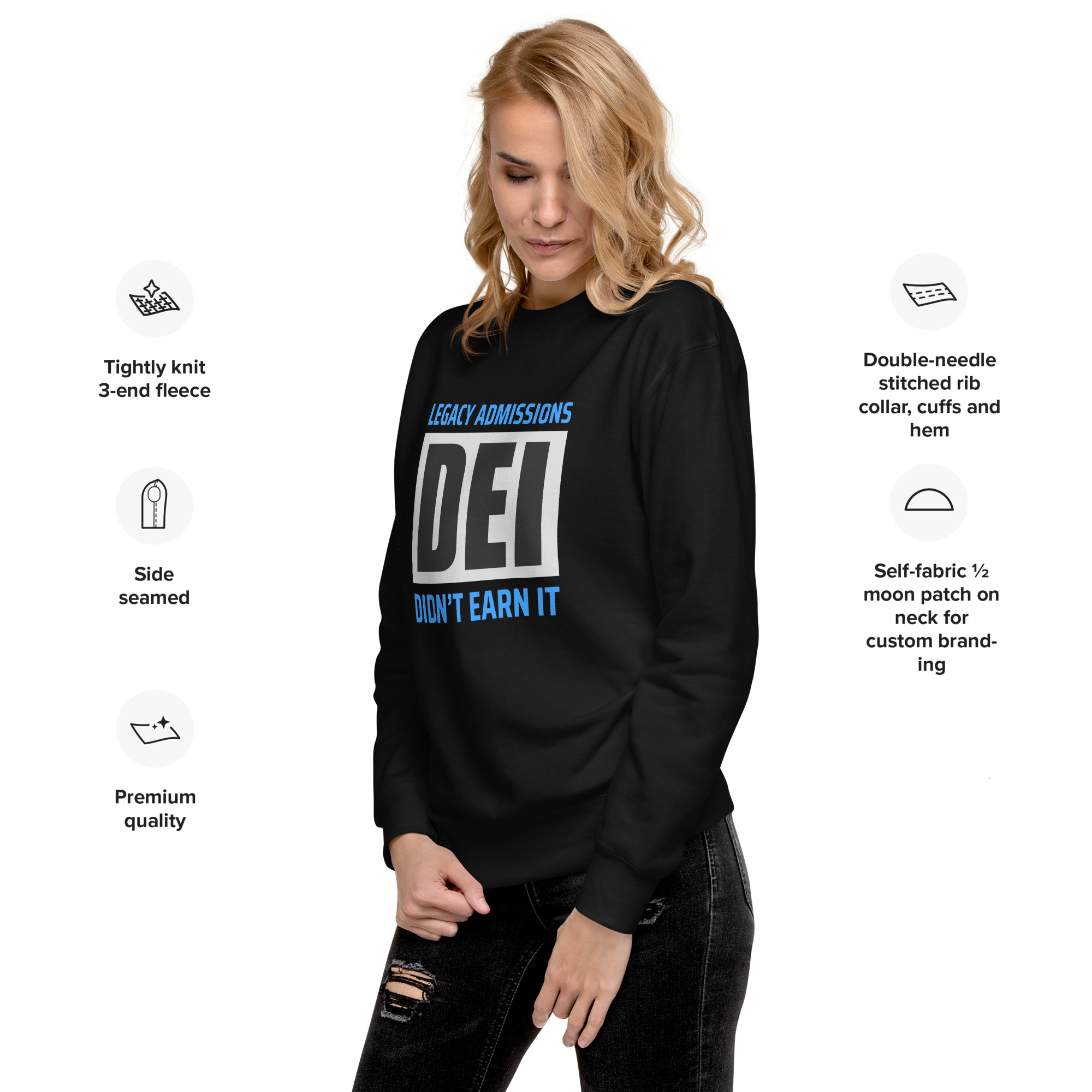 "DEI - Embrace Diversity" Unisex Premium Sweatshirt