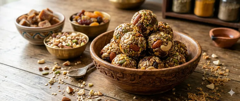 Dry Fruit Laddu