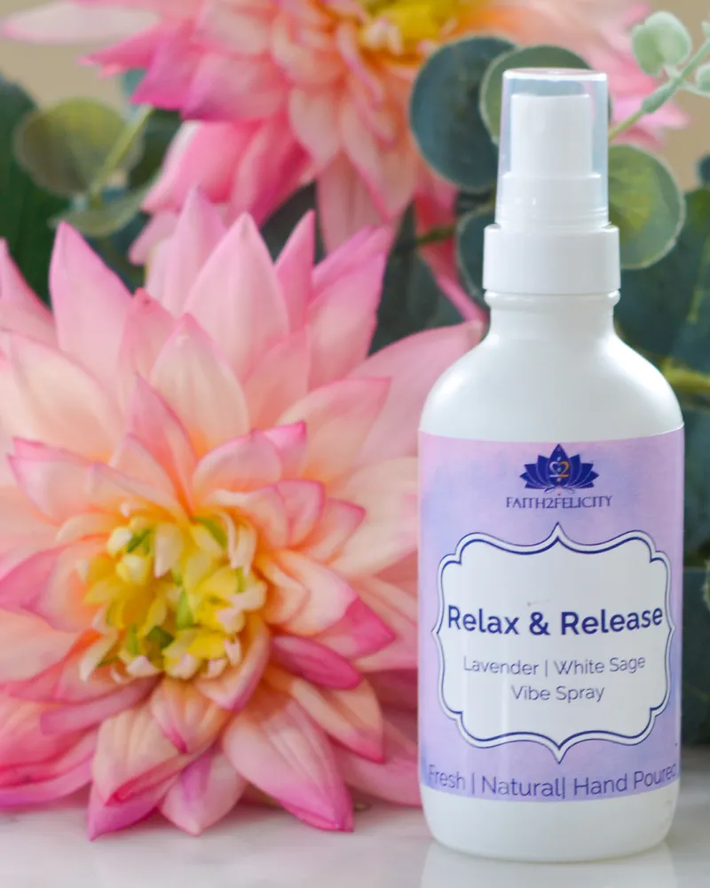 Relax & Release Vibe Spray | White Sage & Lavender