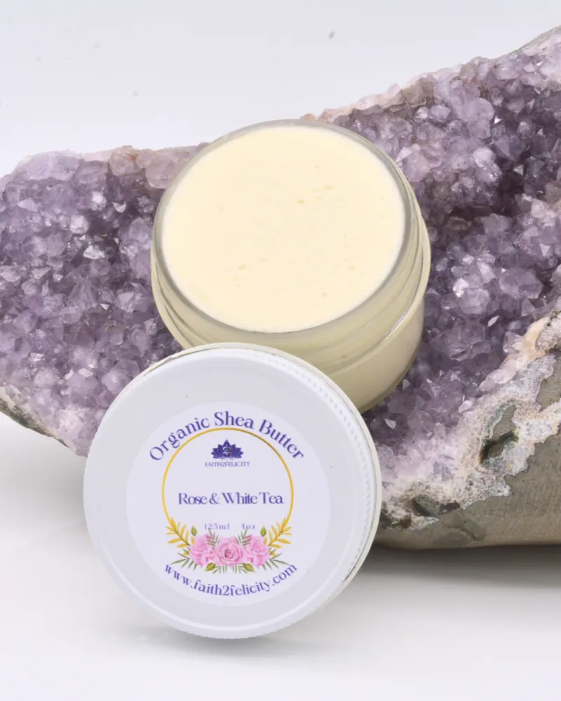 Rose & White Tea Elegance Body Butter | Floral Shea Moisturizer