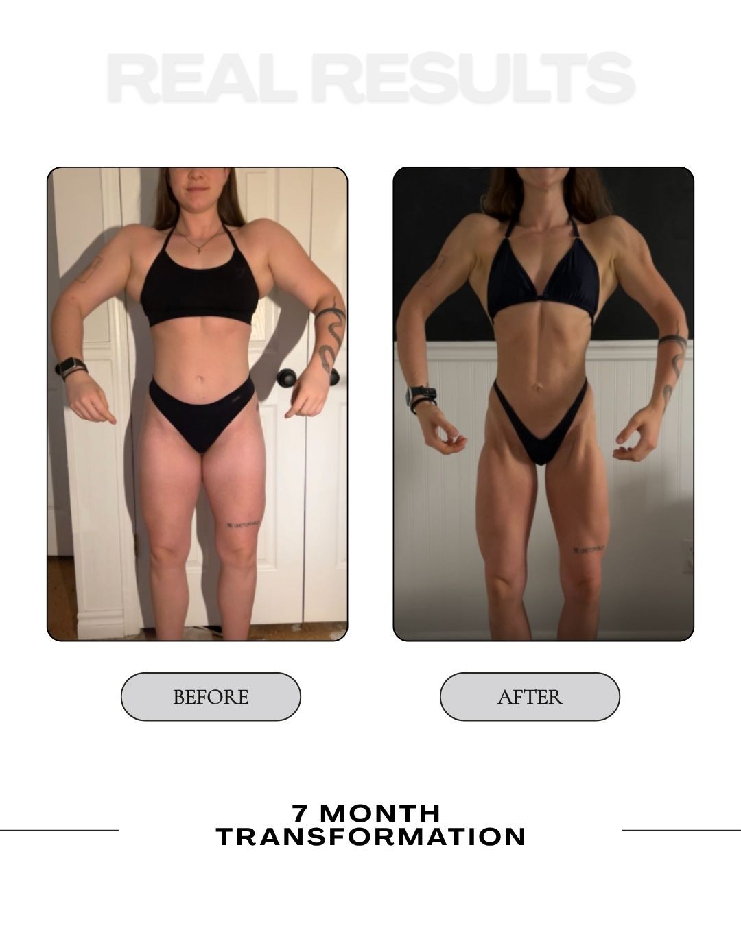 Client transformation before and after