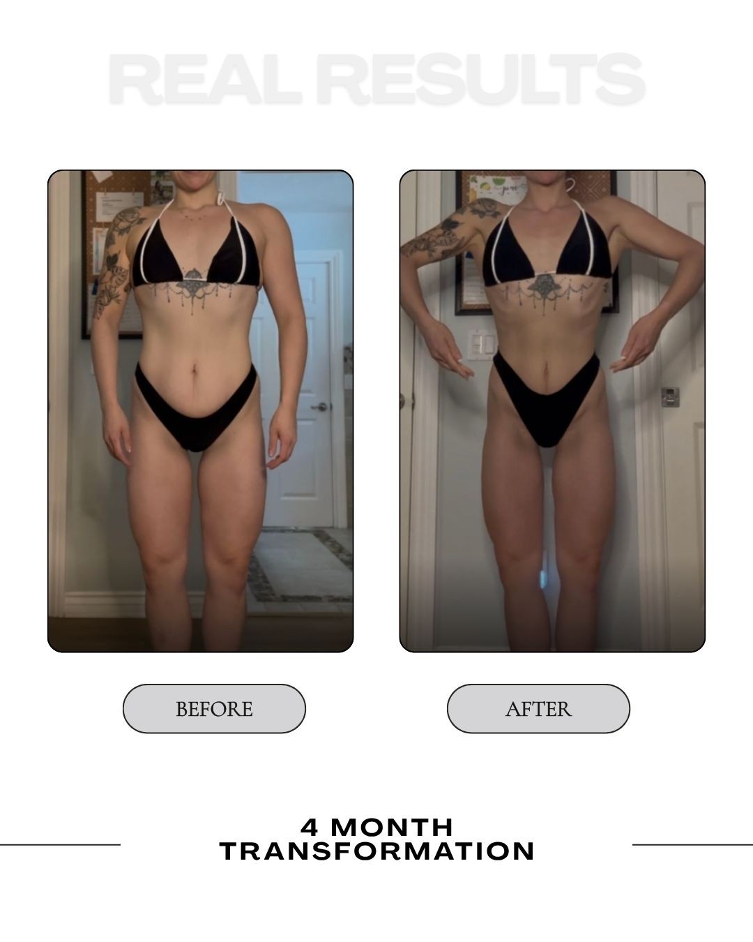 Client transformation before and after