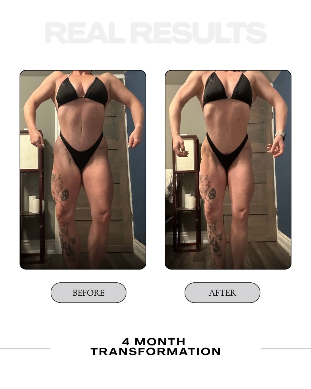 Client transformation before and after