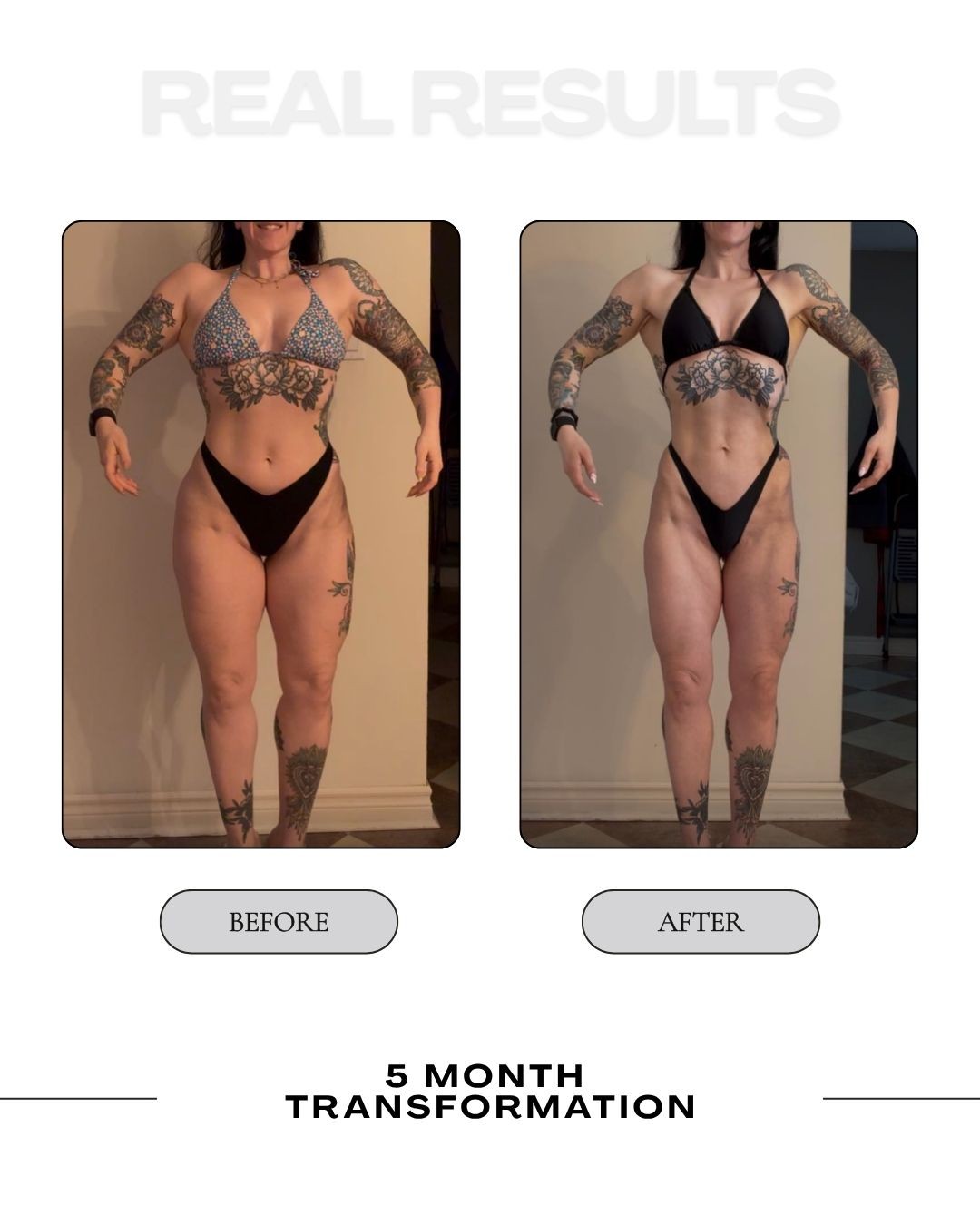 Client transformation before and after