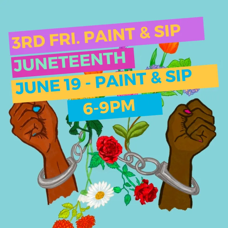 3rd Fridays Paint and Sip Night