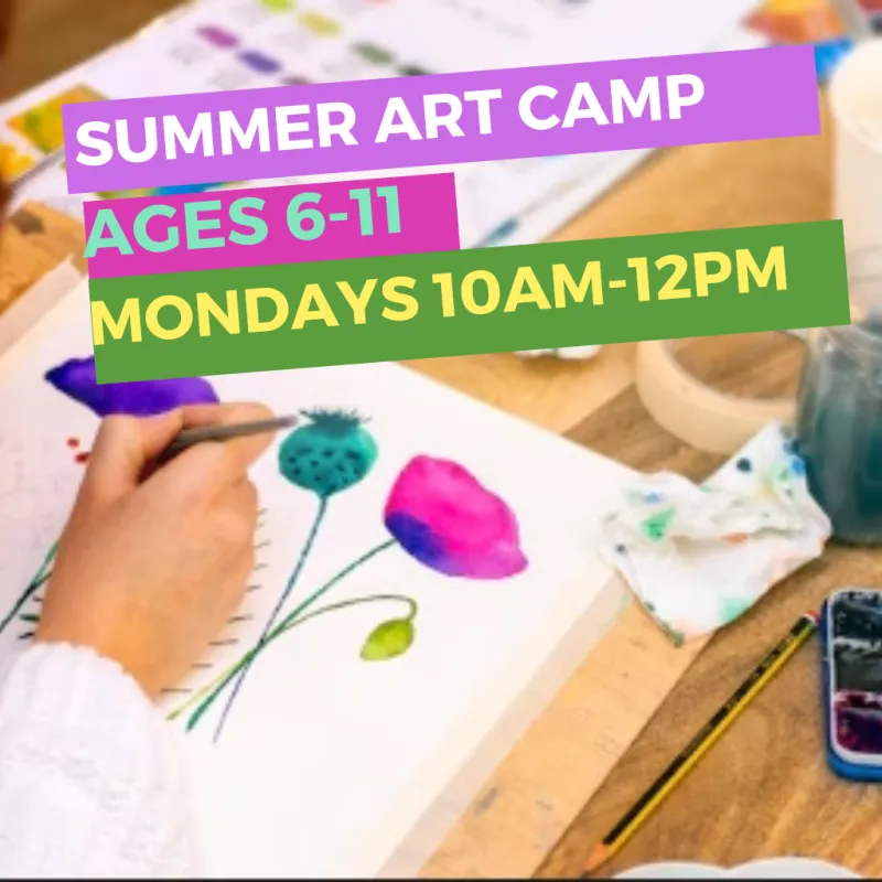 Summer Art Camp Ages 6-11 