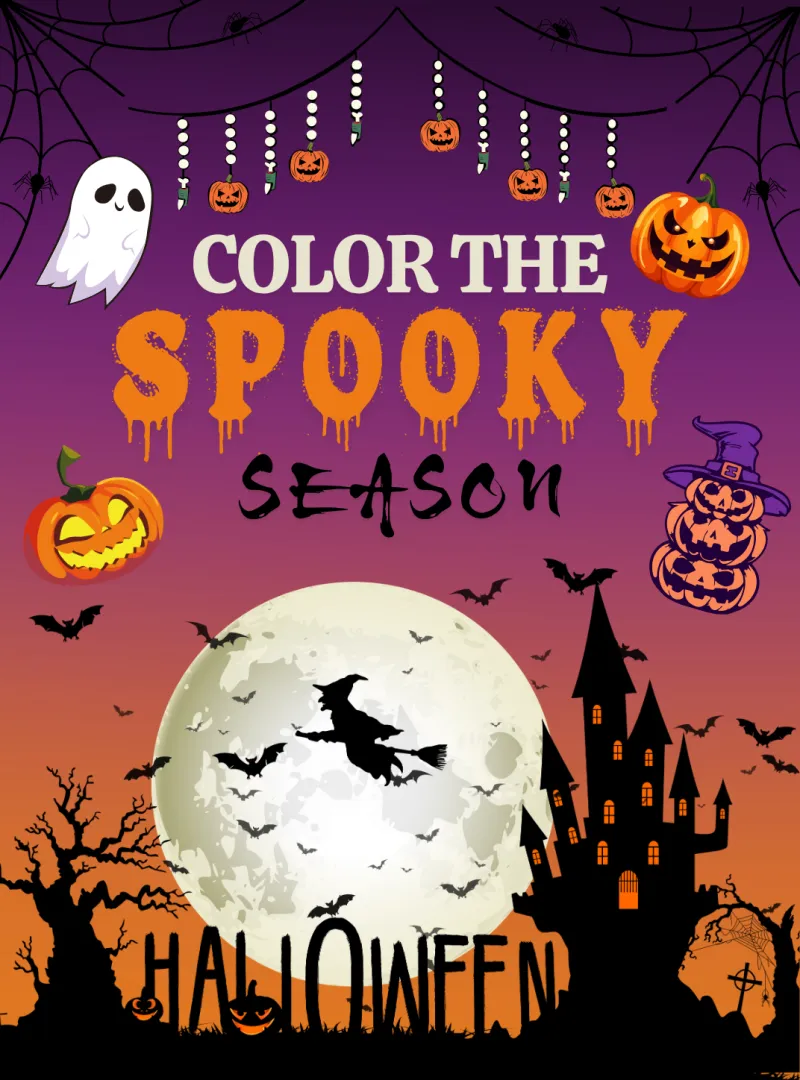 Halloween Coloring Book for Kids – Printable Spooky Activity Pages