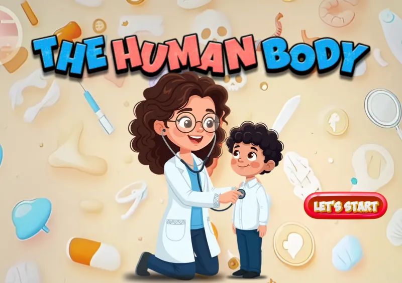 Human Body Interactive Audio Quiz for Kids – Digital Independent Learning Activity