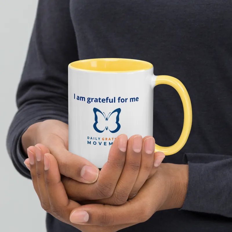 Gratitude Coffee Mug with Color Inside