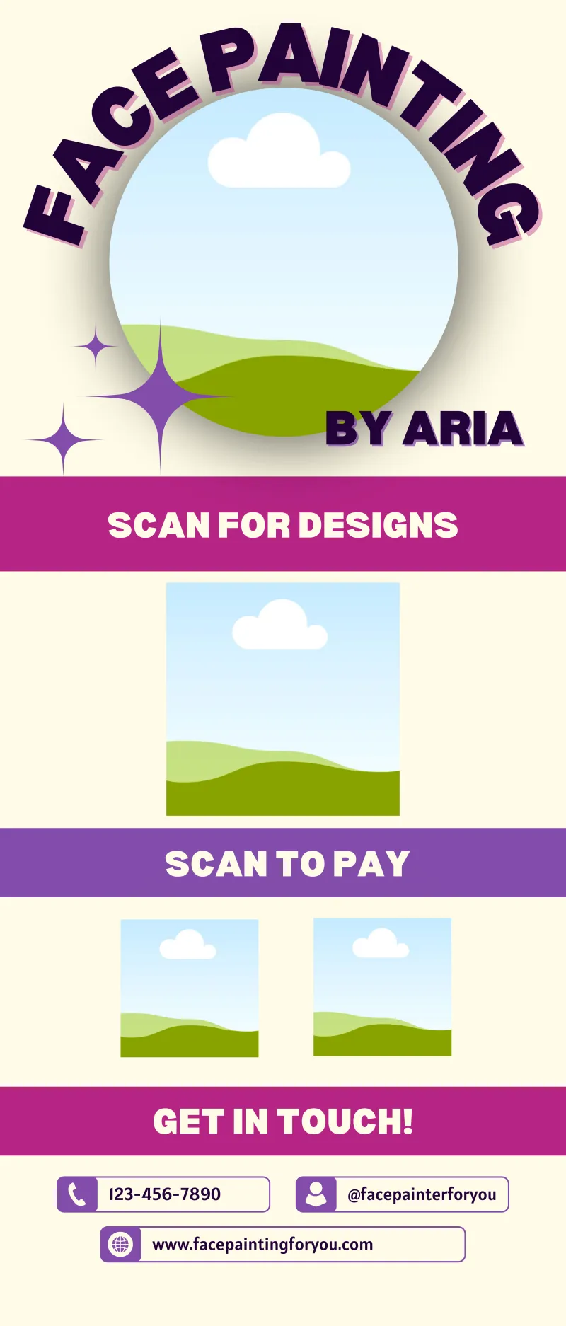 Modern Retractable Banner Canva Template