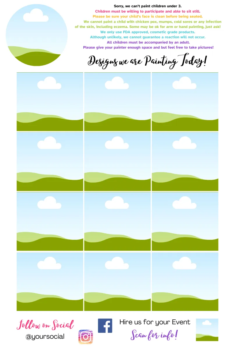 Simple 24"x36" Poster Canva Template