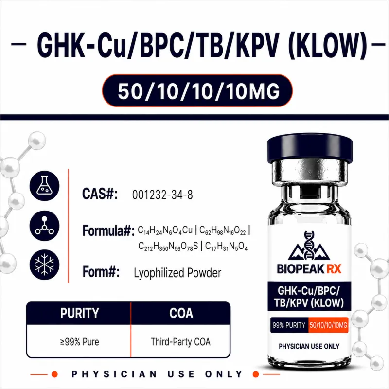 GHK-Cu/BPC/TB/KPV (KLOW)