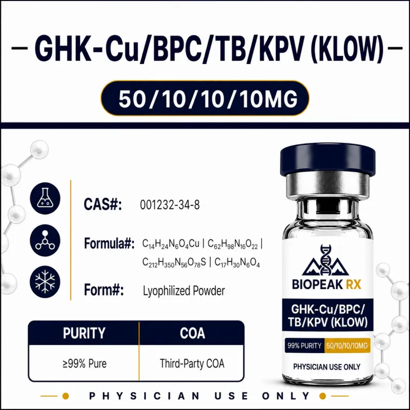 GHK-Cu/BPC/TB/KPV (KLOW)