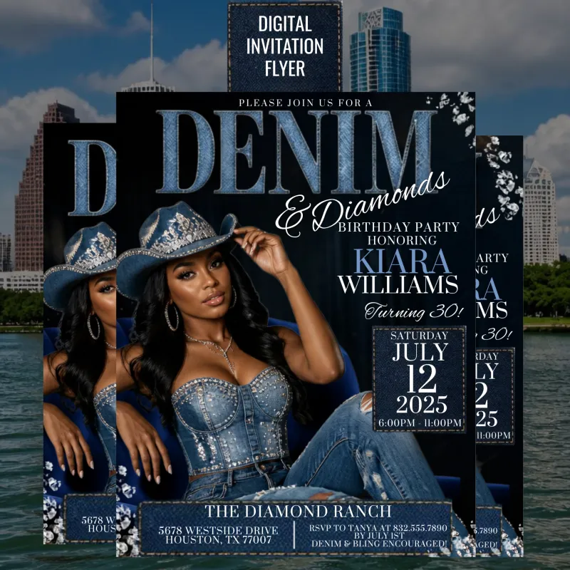 Denim & Diamond Flyer