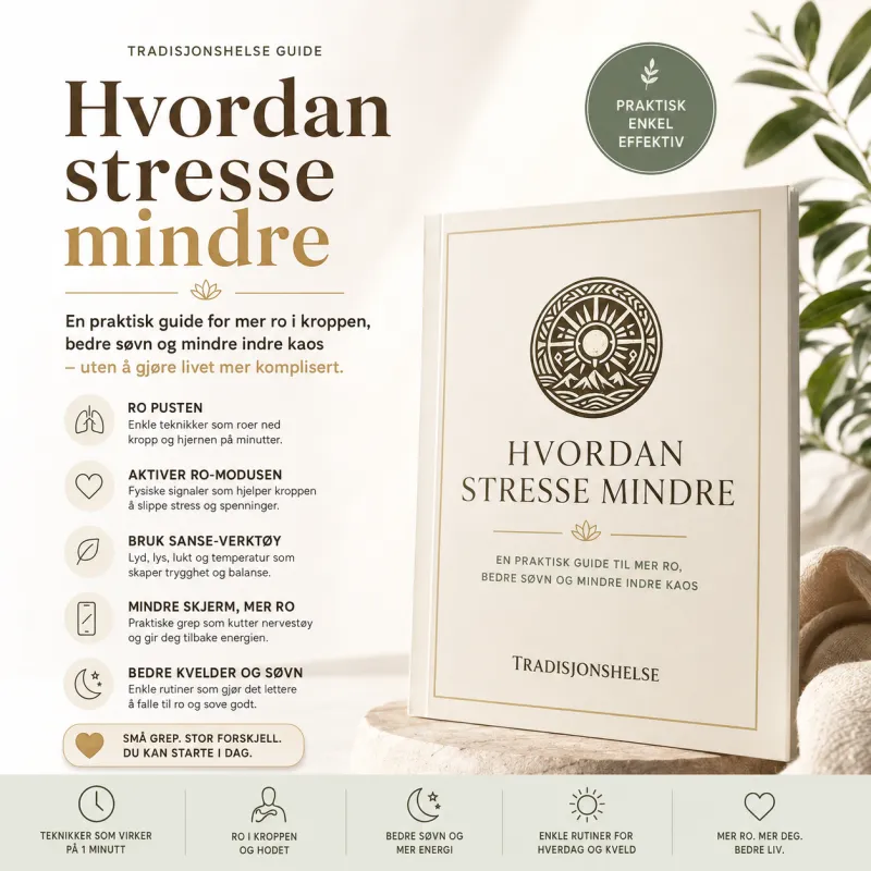 Hvordan stresse mindre - PDF-guide