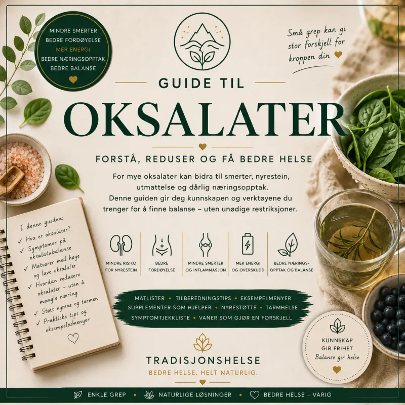 Oksalatfellen – når sunn mat ikke passer kroppen din