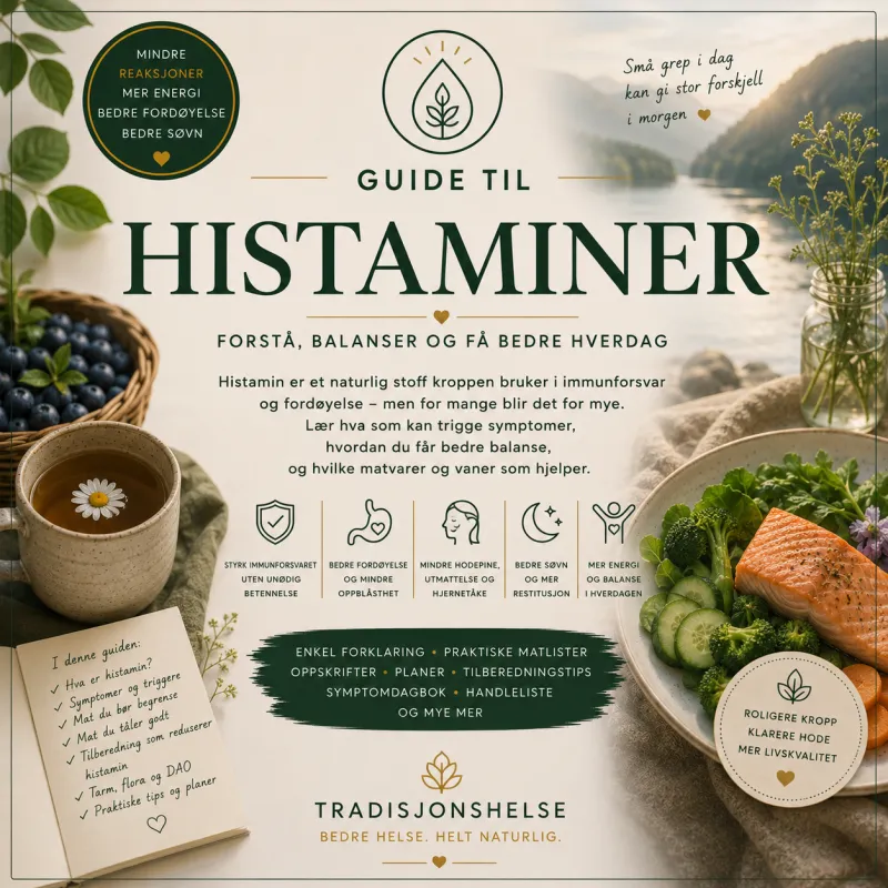 Histaminkoden – ro ned kroppen når mat plutselig føles som allergi