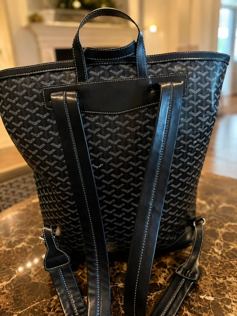 Black Goyard Bookbag 
