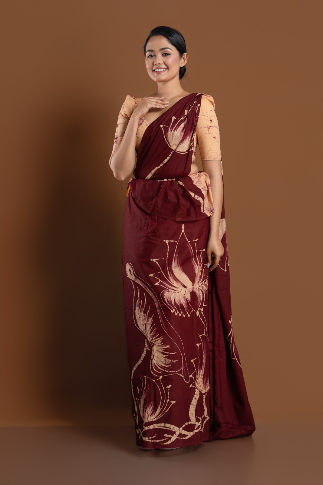 Handcrafted Authentic Sri Lankan Batik Saree