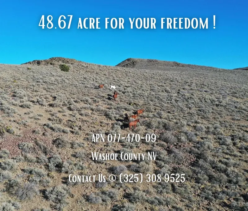 Own 48.67 Acres Near Reno – Big Views, Big Space, Big Possibilities! Call Us Now! 