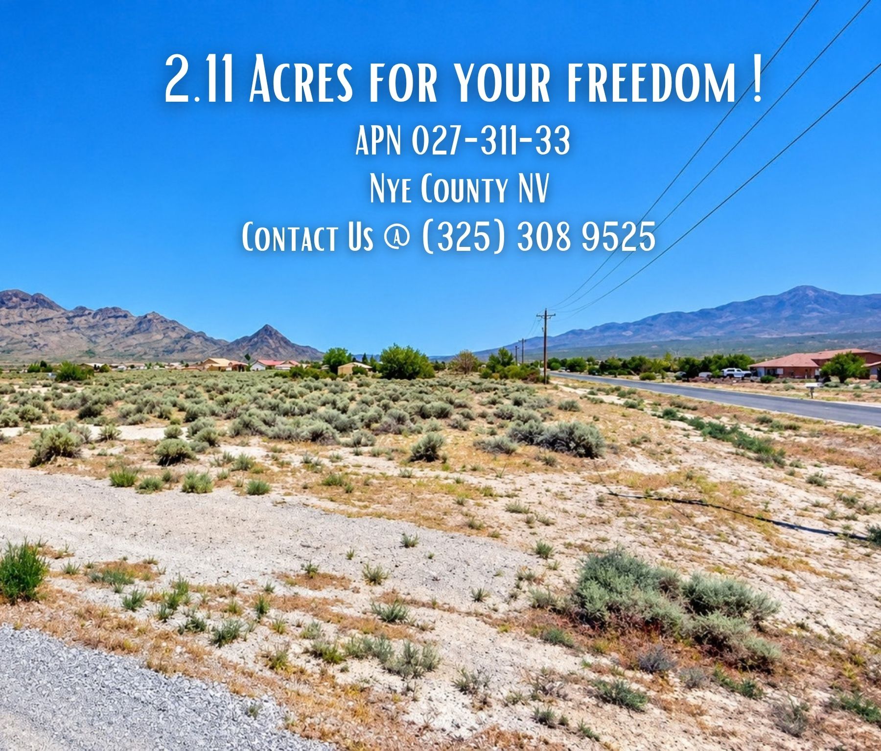 1020 W Ricksue St, Pahrump, NV 89060 - 2.11 Acres - $44,900 (Seller Financing Available)