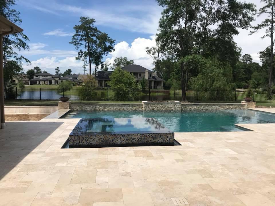 Modern rectangular pool