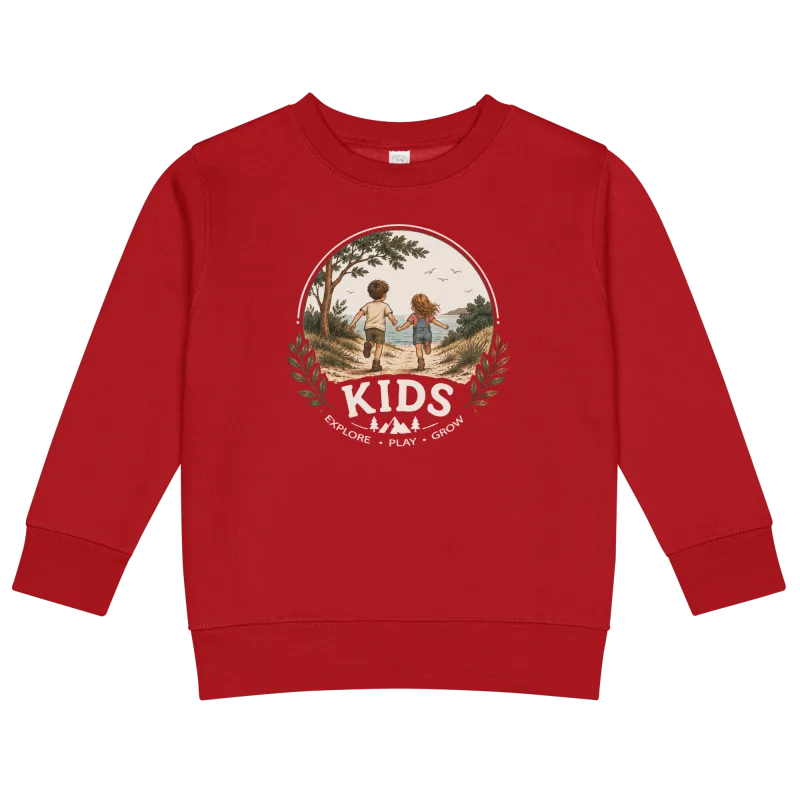 Explore, Play, Grow Kids sweatshirt