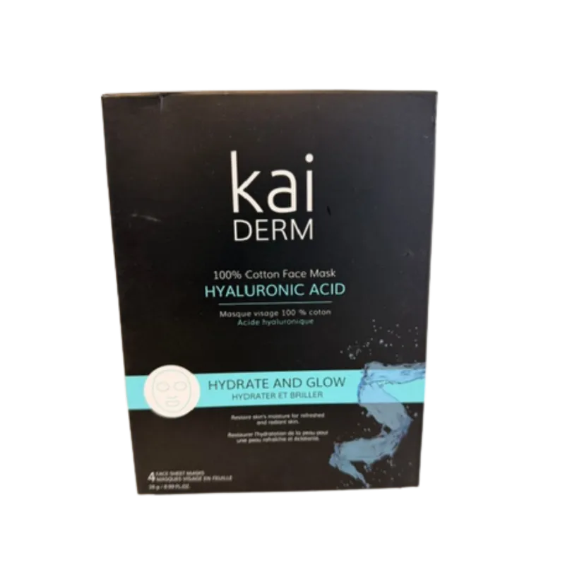 Kai DERM Hyaluronic Acid Face Mask – Hydrate & Glow