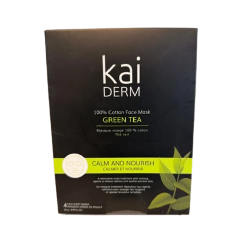 Kai DERM Green Tea Face Mask – Calm & Nourish