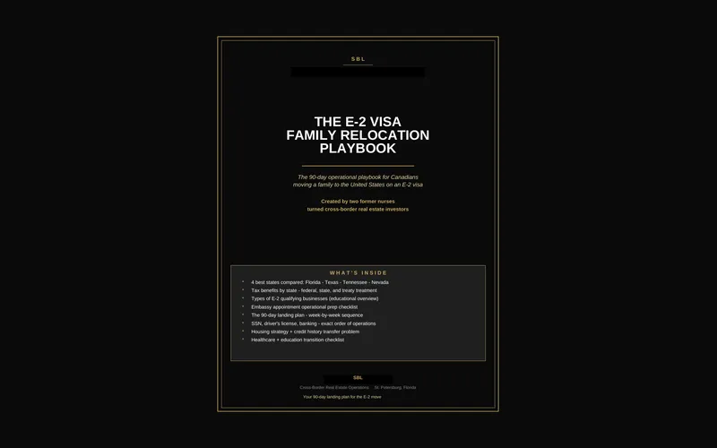 SBL E2 Family Relocation Playbook