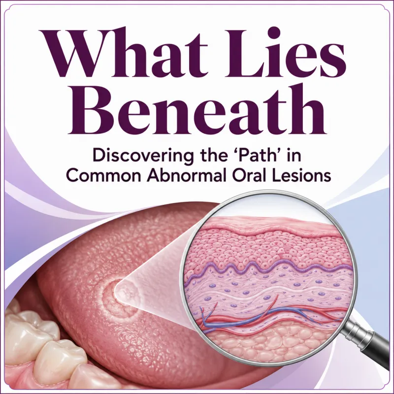 2026/11/23: What Lies Beneath: Discovering the 'Path' in Common Abnormal Oral Lesions