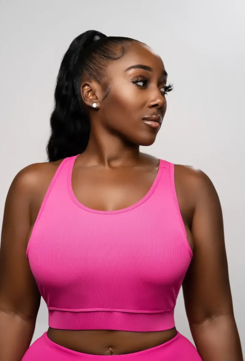 Barbie Pink Biker Short Set