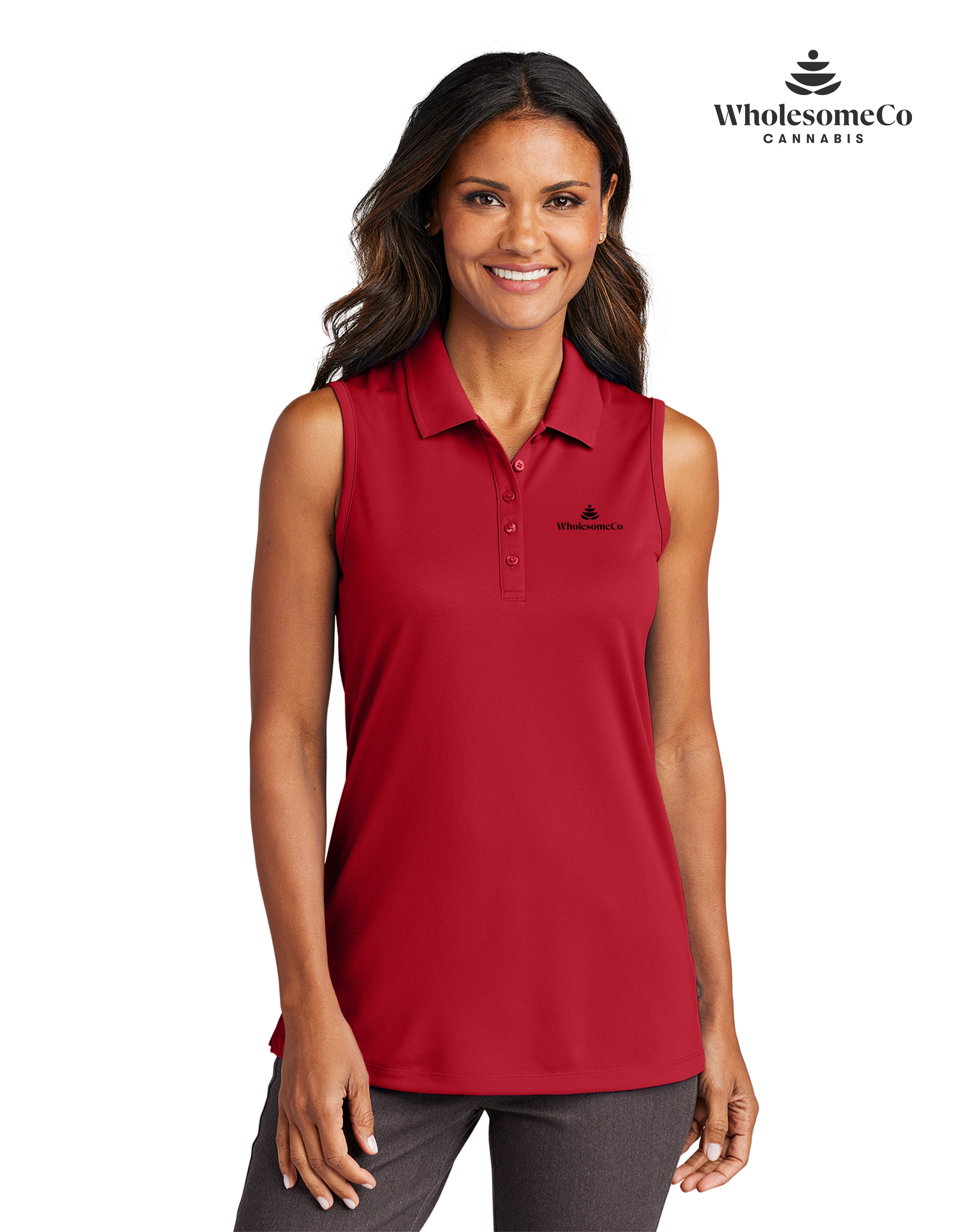 Port Authority Women's Dry Zone UV Micro-Mesh Sleeveless Polo