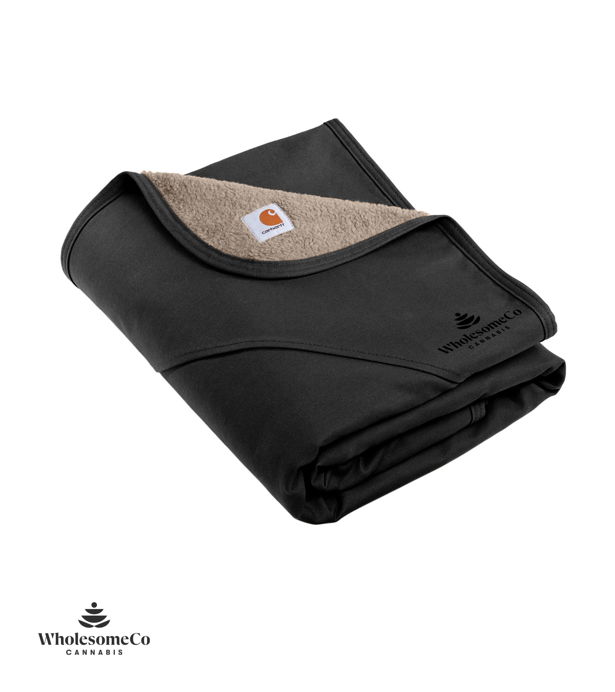 Carhartt Firm Duck Sherpa-Lined Blanket - WHCo Logo