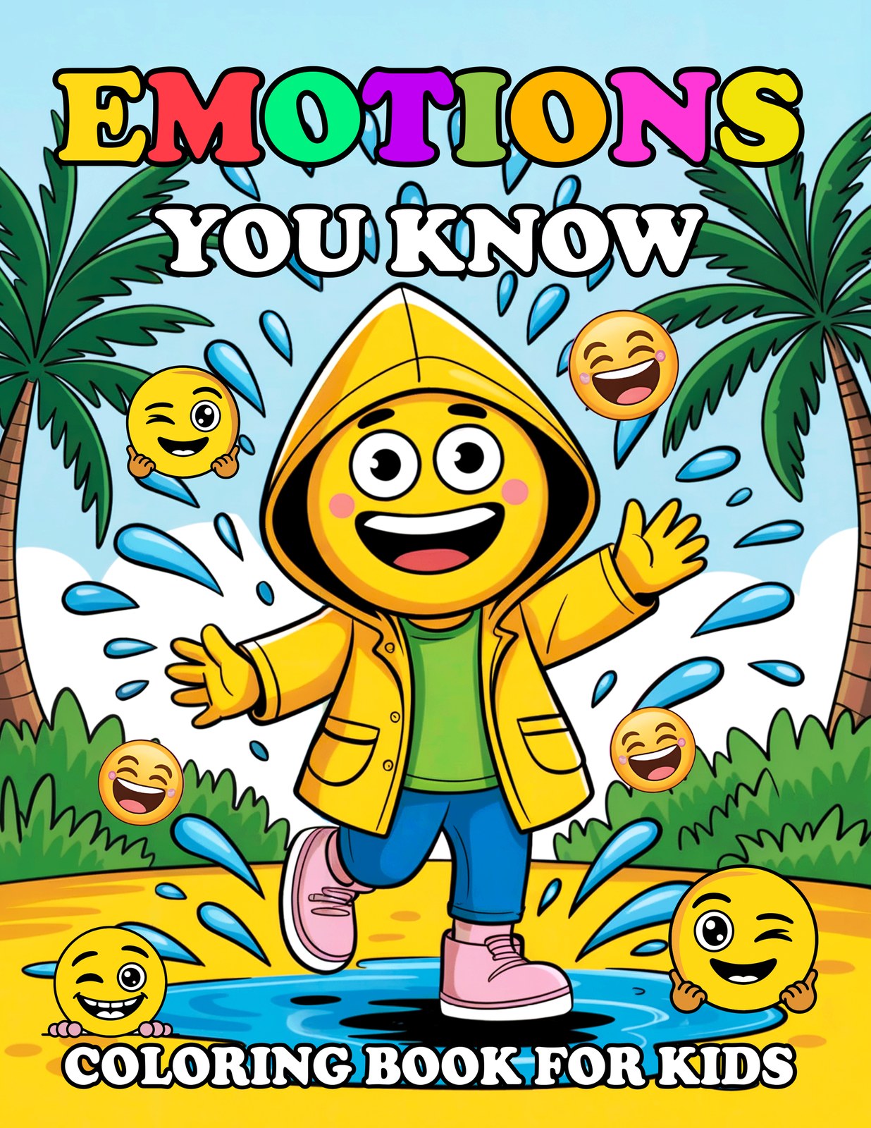 Emotions You Know Coloring Book For Kids – Hardcover