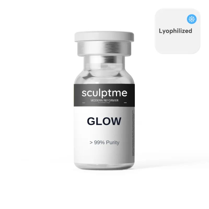 GLOW (BPC-157 / GHK-CU / TB-500)10mg/50mg/10mg/mL (3mL) - Lyophilized