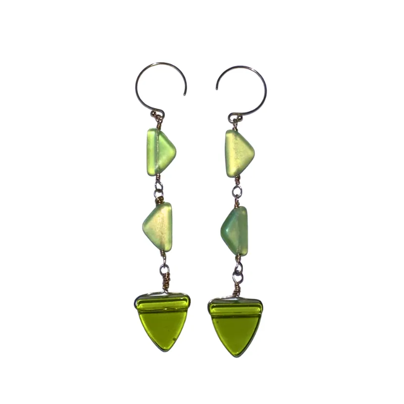 Clover Clouds Hook Earrings