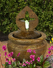 ANTIQUE CROSS BUBBLER FOUNTAIN