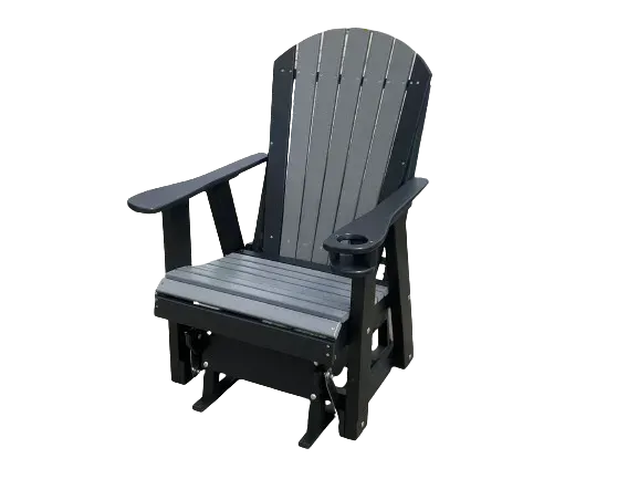 2' Poly Adirondack Glider Chair