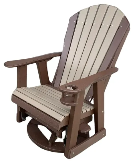 2 FT. POLY ADIRONDACK SWIVEL GLIDER
